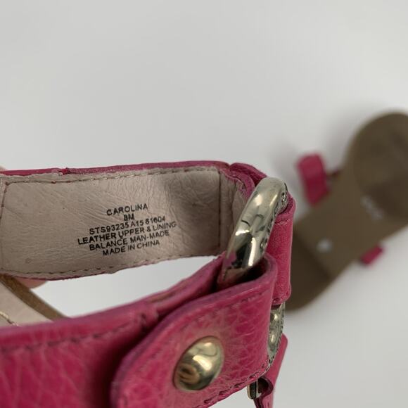 Sperry Top Siders Carolina Leather Slip On Thong Sandals Size 8 Womens Dark Pink - Picture 7 of 8